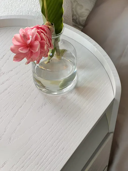 Lunaire Mesa de Cabeceira (Carvalho Off White) (1)