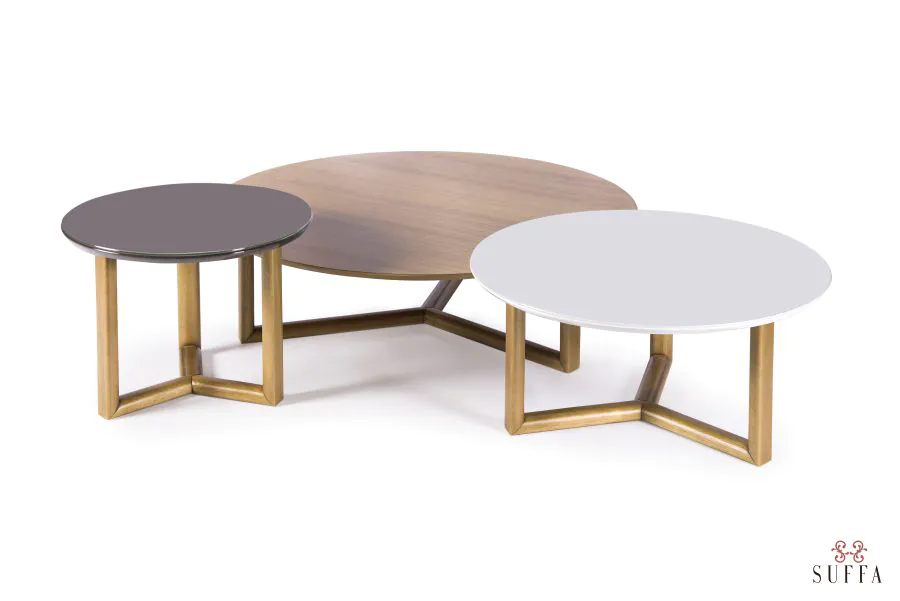 Mesa de Centro Redonda Cora