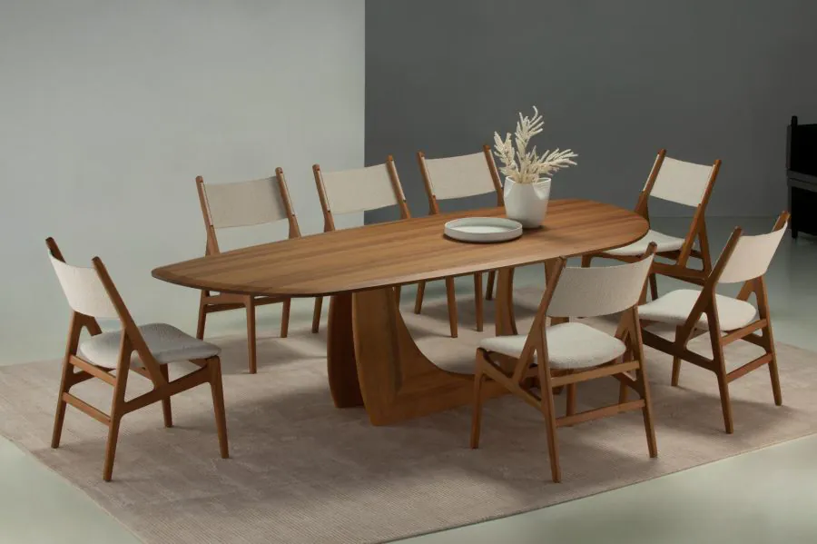 Mesa de Jantar Orgânica Martina