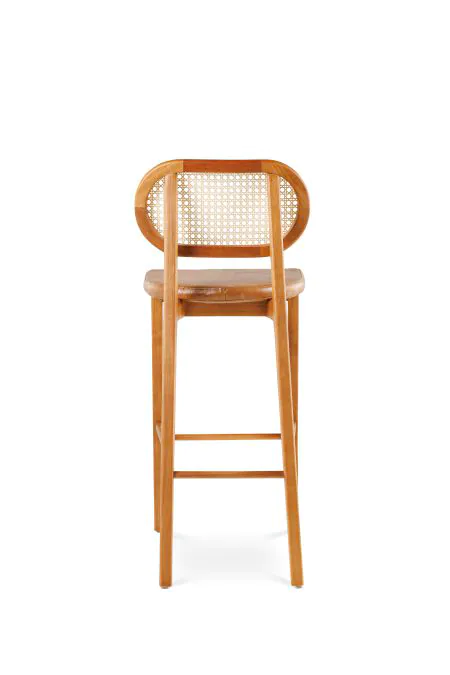 Banqueta Alta em Rattan Davis