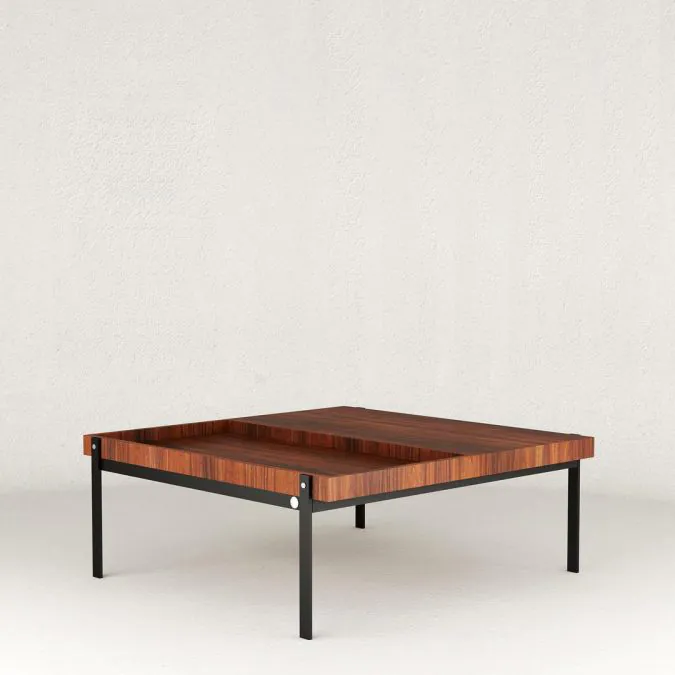 Mesa de Centro Quadrada Reta