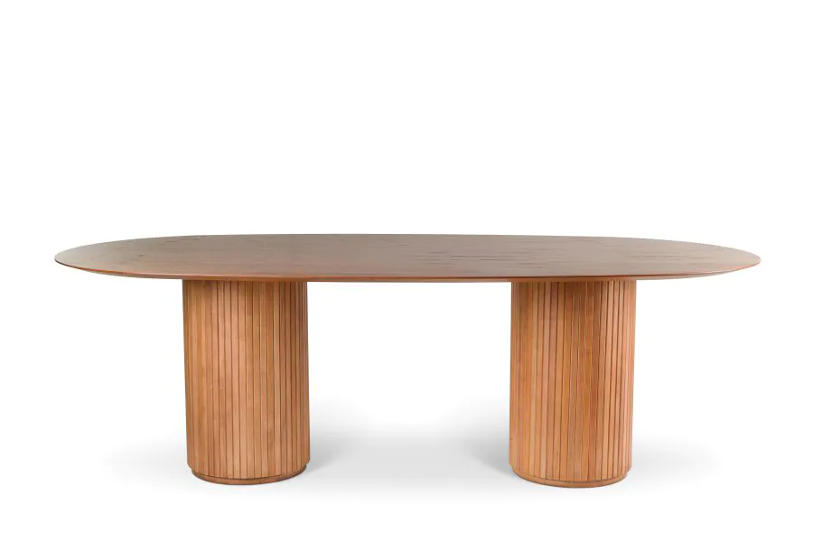 Mesa de Jantar Oblongo Dome Laminada