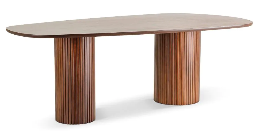 Mesa de Jantar Orgânica Ripada Davis (2)
