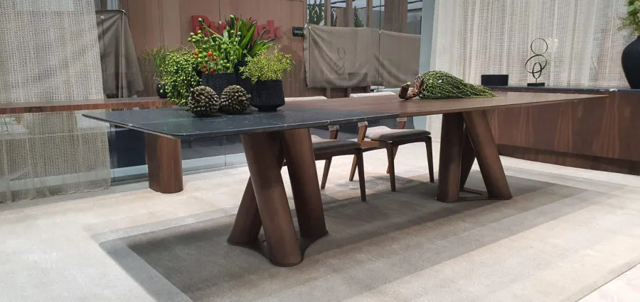 Mesa de Jantar Retangular California Mármore