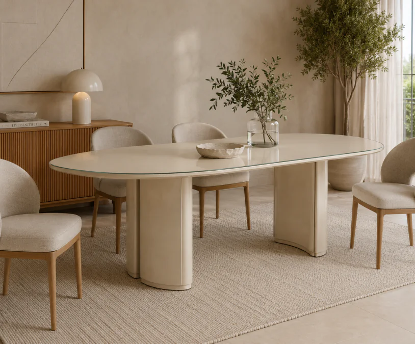 Mesa de Jantar Orgânica Cottiê Laqueada