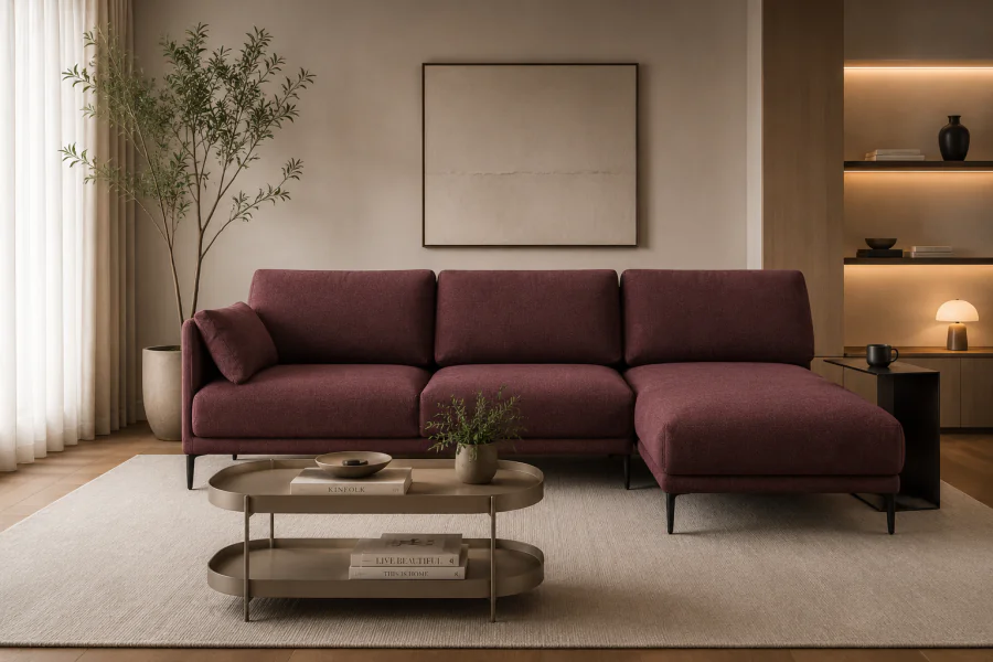 Sofá Modular com Chaise Milano