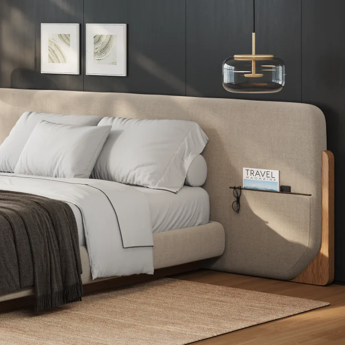 Cama com Cabeceira Doren