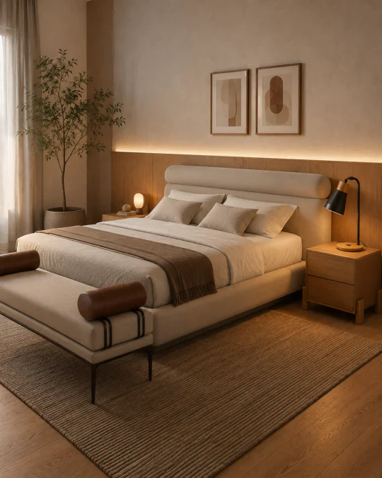 Cama com Cabeceira Elsen