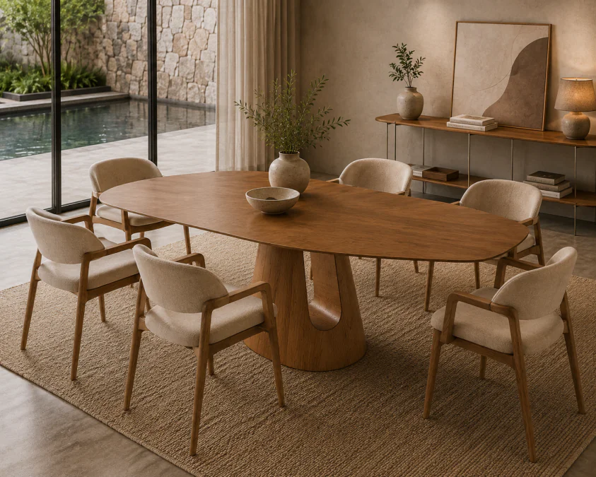 Mesa de Jantar Orgânica Arden