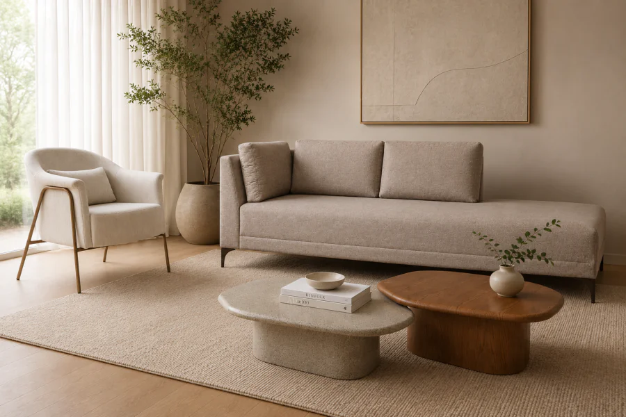 Sofá com Chaise Navona