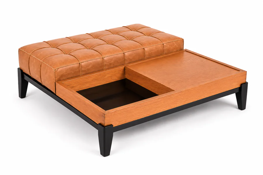 Mesa de Centro com Puff Cleo (2)
